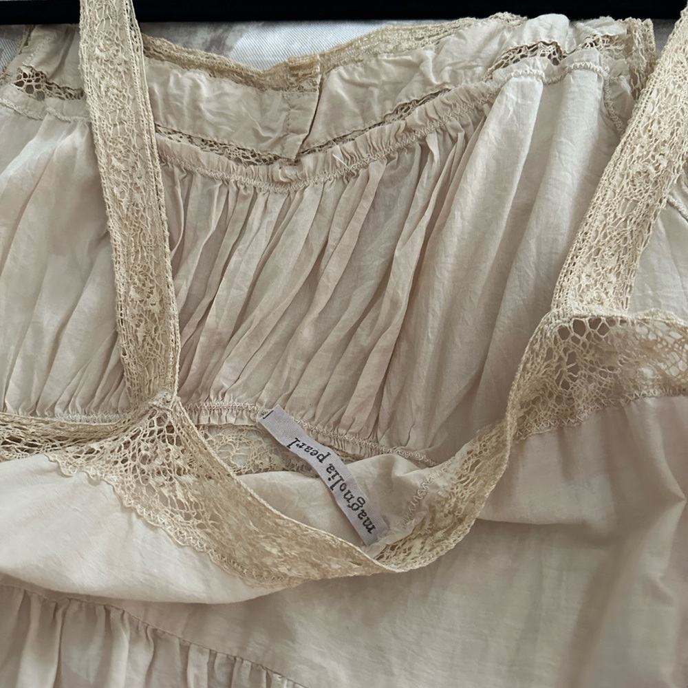 Magnolia Pearl Cream Slip Dress! Never worn! Excellent condition!